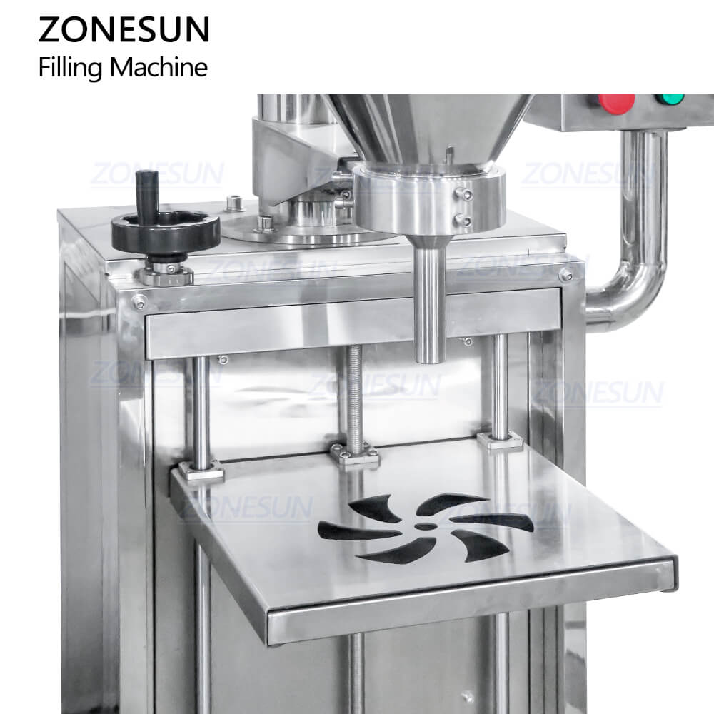 Zonesun ZS-MB500FP Semi-automat Auger Proteină Dry Protein Powder Amestec Bag de sticlă Umplerea mașinii de cântărire cu pompă de vid Pompa de amestec de amestec de amestec