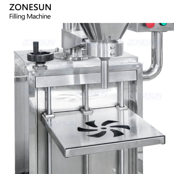 Zonesun ZS-MB500FP Semi-automat Auger Proteină Dry Protein Powder Amestec Bag de sticlă Umplerea mașinii de cântărire cu pompă de vid Pompa de amestec de amestec de amestec