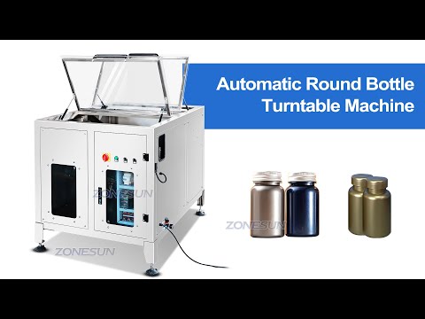 ZONESUN ZS-LP150 Full Automatic Round Rotary Plastic Bottle Unscrambler Sorting Turntable Machine