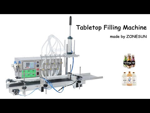 ZS-DTMP6A 6 헤드 자석 펌프 자동 데스크톱 액체 충전 기계