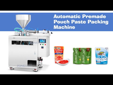 SAUCE FILLING SEALING MACHINE VIDEO