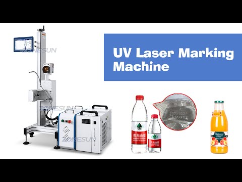 Zonesun ZS-UVC1 Data Logotipo Marcador de laser plástico Vidro de vidro de metal Marca a laser de UV UV Máquina