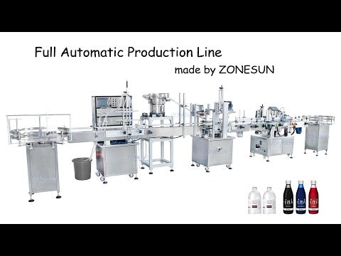 ZONESUN ZS-FAL180P3 automata lineáris palack kozmetikai olajok gyümölcslé whisky folyadék töltő kupak vibrátor és címkéző gép