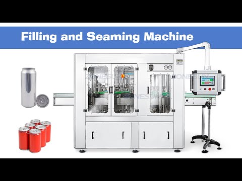 ZONESUN ZS-CFS18-4 Monoblock Automatic 18 Heads Rotary Beverage Aluminium Cans Isobaric Filling Seaming Machine