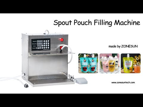 ZS-DFGB Water Juice Liquid Filling Machine For Plastic Doypack Stand-up Bags