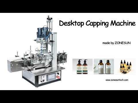 ZS-XG1870 Automatic Desktop Bottle Capping Machine For Spray Bottles