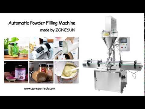 ZONESUN  Automatic Powder Filling Machine For Food Coffee Bean Grain Power