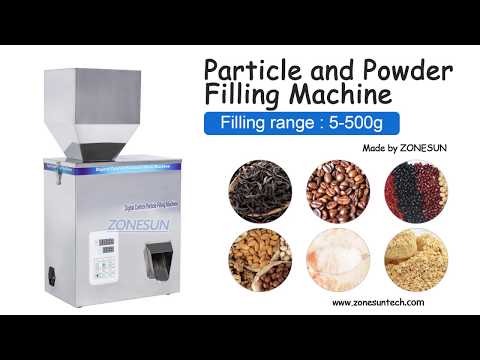 ZS-500C 5-500g Granular Powder Weighing Packing Machine Filling Machine For Grains Coffee Bean