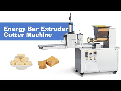 ZONESUN ZS-ECM1 Automatische kleine Schokoladen-Energie-Riegel-Extruder-Cutter-Protein-Mutter-Riegel-Forming-Schneidemaschine