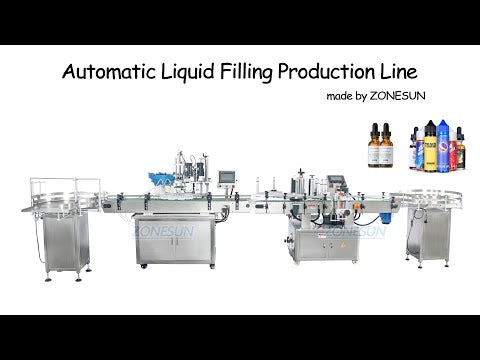 ZS-FAL180A8 Rotary 3 In 1 Automatic Skincare Serum Essential Oil Eye Drop Vial Dropper Bottle Monoblock Filling Capping Labeling Machine Production Line