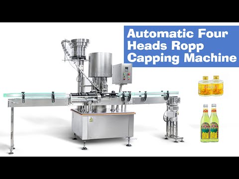 ZONESUN ZS-XG440C Automatic Pilfer Proof Capping Machine For Wine Plastic Bottles Ropp Caps