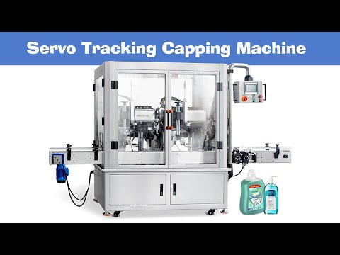 ZONESUN ZS-VTXG2 Automatic High Speed Servo Linear Tracking Bottle Capping Spray Cap Screwing Machine