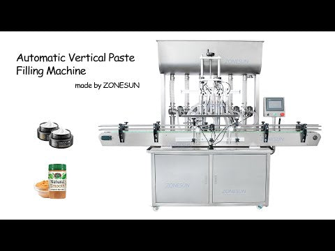 ZONESUN 6 Nozzle Automatic Paste Filling Machine For Cream Pesto Bechamel