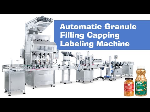 ZONESUN ZS-FAL180Z9 Automatic Sugar Coffee Bean Grain Muti-Heads Granule Weighing Filling Capping Labeling Machine With Z-type Feeding Elevator