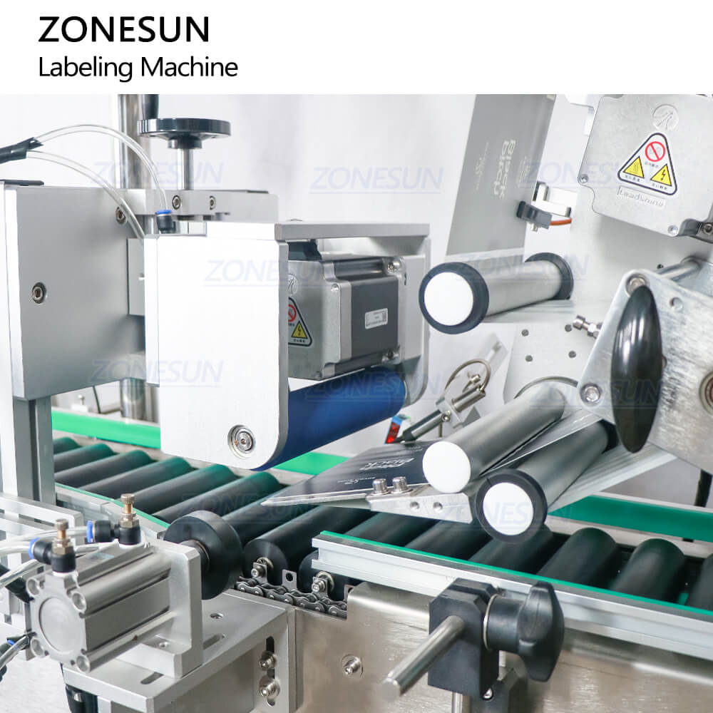 ZONESUN ZS-TB160H ملصق أفقي ذاتي اللصق صلصة بهار شامبو كريم اليد البلاستيك لينة أنبوب آلة وسم
