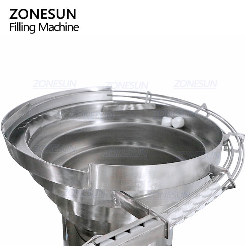 ZONESUN ZS-AFC34 High Speed Piston Pump Small Bottle Honey Syrup Monoblock Paste Filling Capping Machine