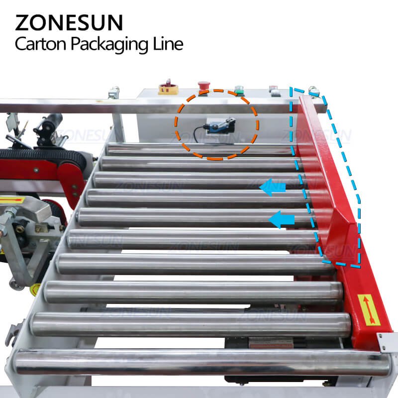 Roller Conveyor of Carton Sealing Machine