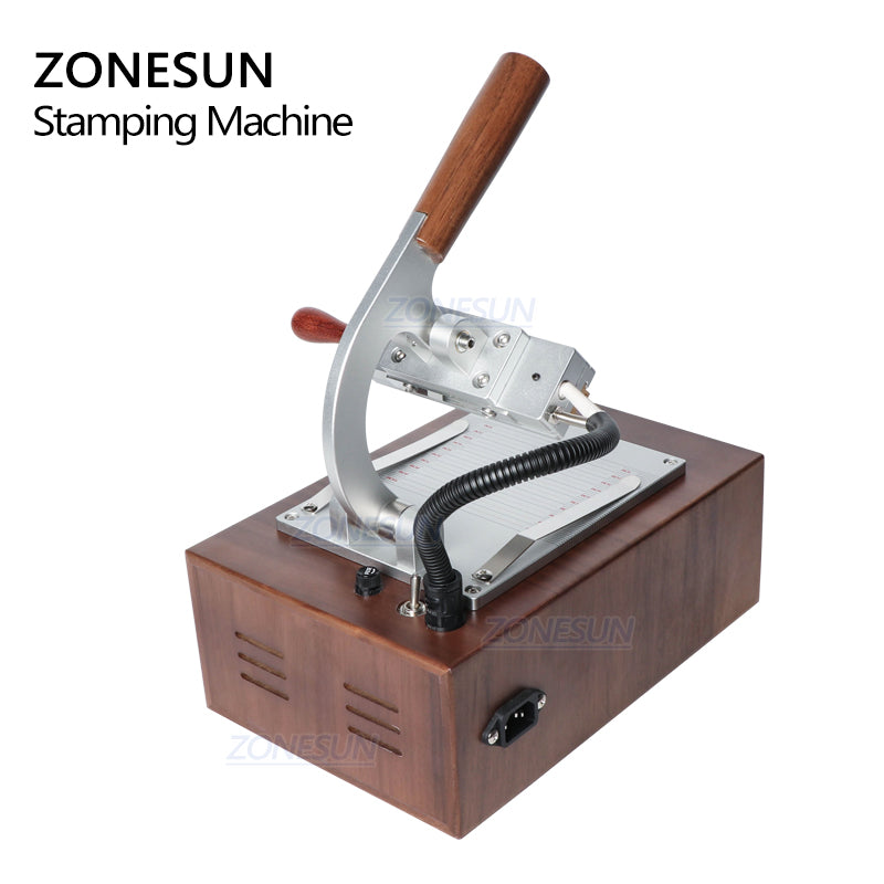 NEW Pro Small Business Gold Foil Leather Stamping Machine Embossing Leather  Paper Wood Tool Adjustable Temperature Branding Custon LOGO 