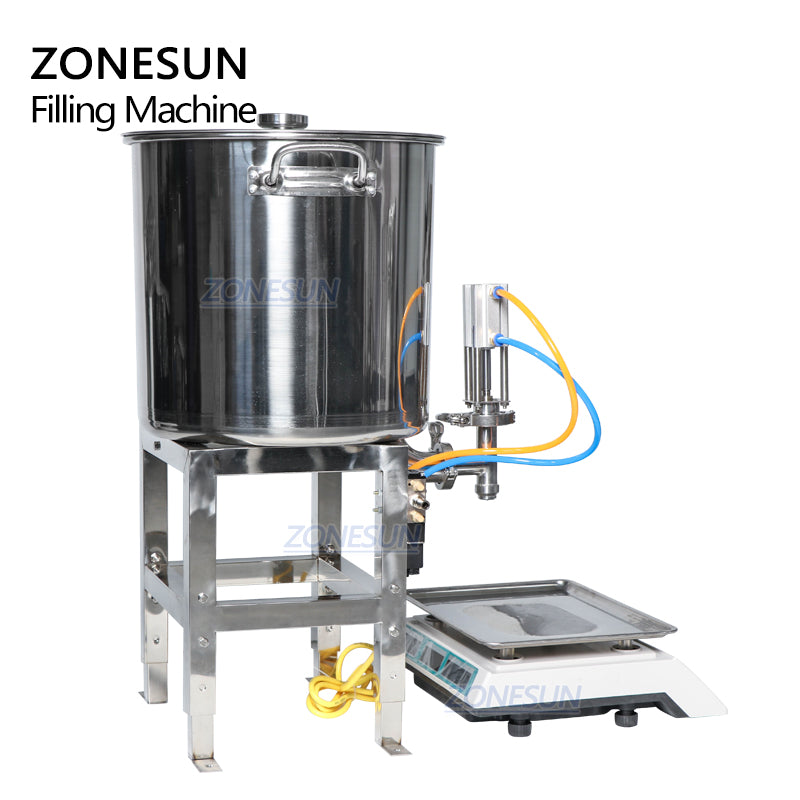 ZONESUN Semi Automatic Small Bottle Honey Liquid Filling Machine For Nail  Polish Lip Gloss Essential Oil Cosmetics