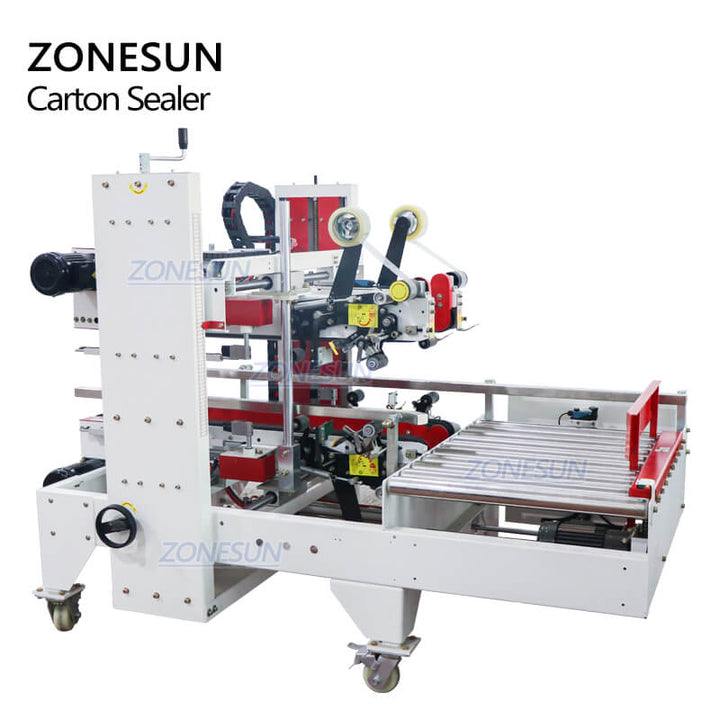 ZONESUN ZS-FK8001 Automatische Kartonverschließmaschine Kartonverschließer Verpackungsmaschine