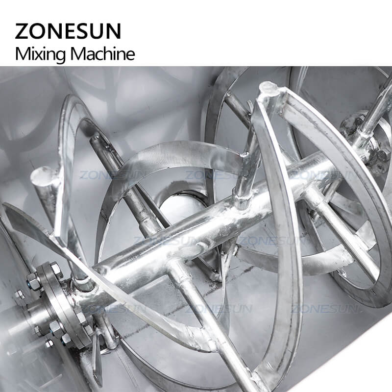 ZS-BM200 Horizontal Acrylic Dry Powder Ribbon Blender Spice Powder Mix –  ZONESUN TECHNOLOGY LIMITED