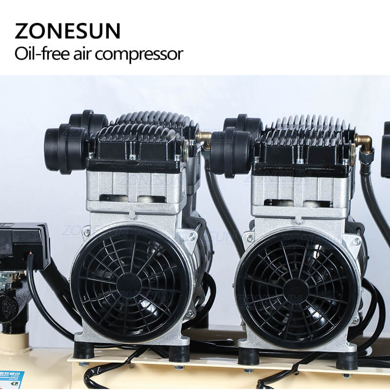 ZONESUN 160L 42Gallonen Tragbare Industriefabrik Leise Luftkompressormaschine