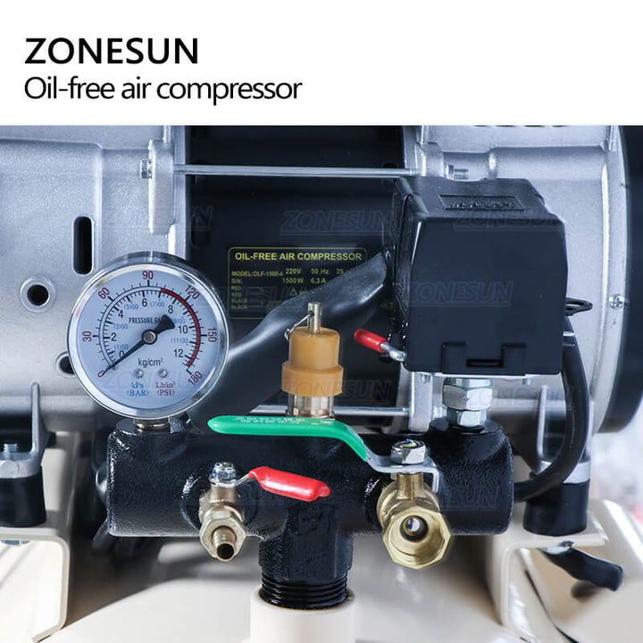 ZONESUN 160L 42Gallon Portable Usine Industrielle Silencieux Compresseur D'air Machine