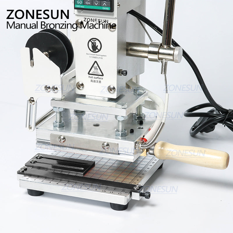 ZS-100 New Embossing Manual Hot Foil Stamping Machine For Leather Pape –  ZONESUN TECHNOLOGY LIMITED