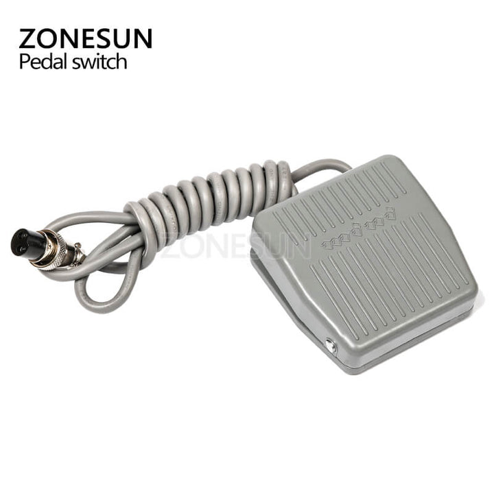 ZONESUN مفتاح الدواسة لملء آلة وضع العلامات والتغطية