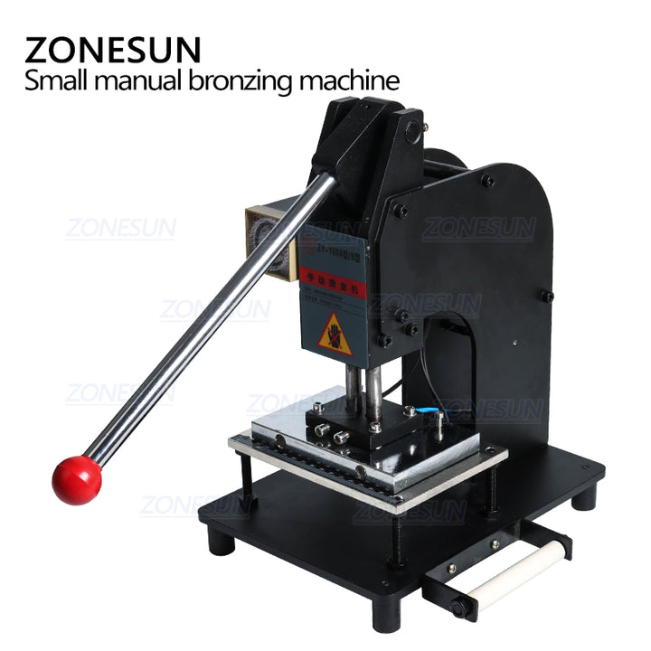 ZONESUN Manual Hot Foil Stamping Machine Leather Logo Embossing Machine - ZONESUN TECHNOLOGY LIMITED