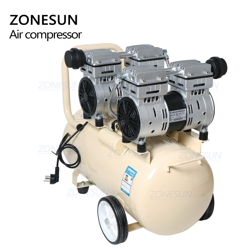 ZONESUN Portable Industrial Factory Silent Air Compressor Machine Piston Type And New Condition Air Compressor Machine - ZONESUN TECHNOLOGY LIMITED