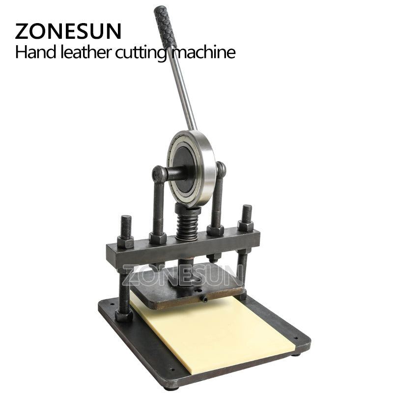 ZONESUN 22x14cm Manual Leather Cutting Machine Diy Leather Cutting Die  Steel Rule Die Cutter Die Cutting Machine